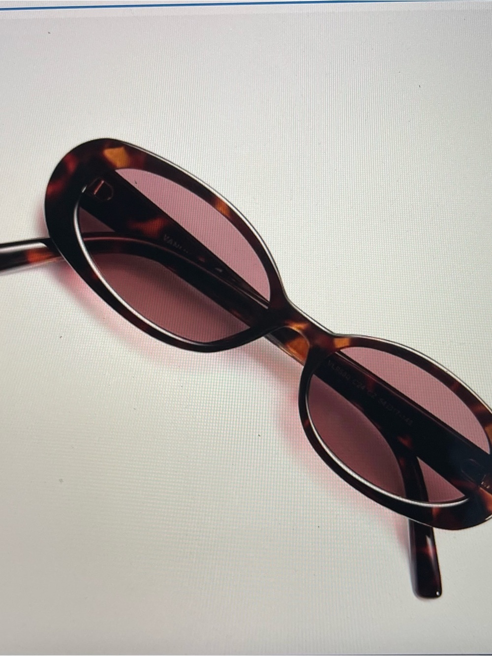 Amazon Women's Tortoiseshell Oval Sunglasses w Pink Lenses VANLINKER polarized